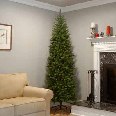 National Tree Company 7.5ft Kingswood Pencil Christmas Tree w/ Stand (Used)