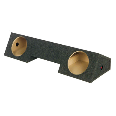 Q Power Dodge Ram X Cab 1996-2001 Dual 10" Forward Firing Subwoofer Box (2 Pack)