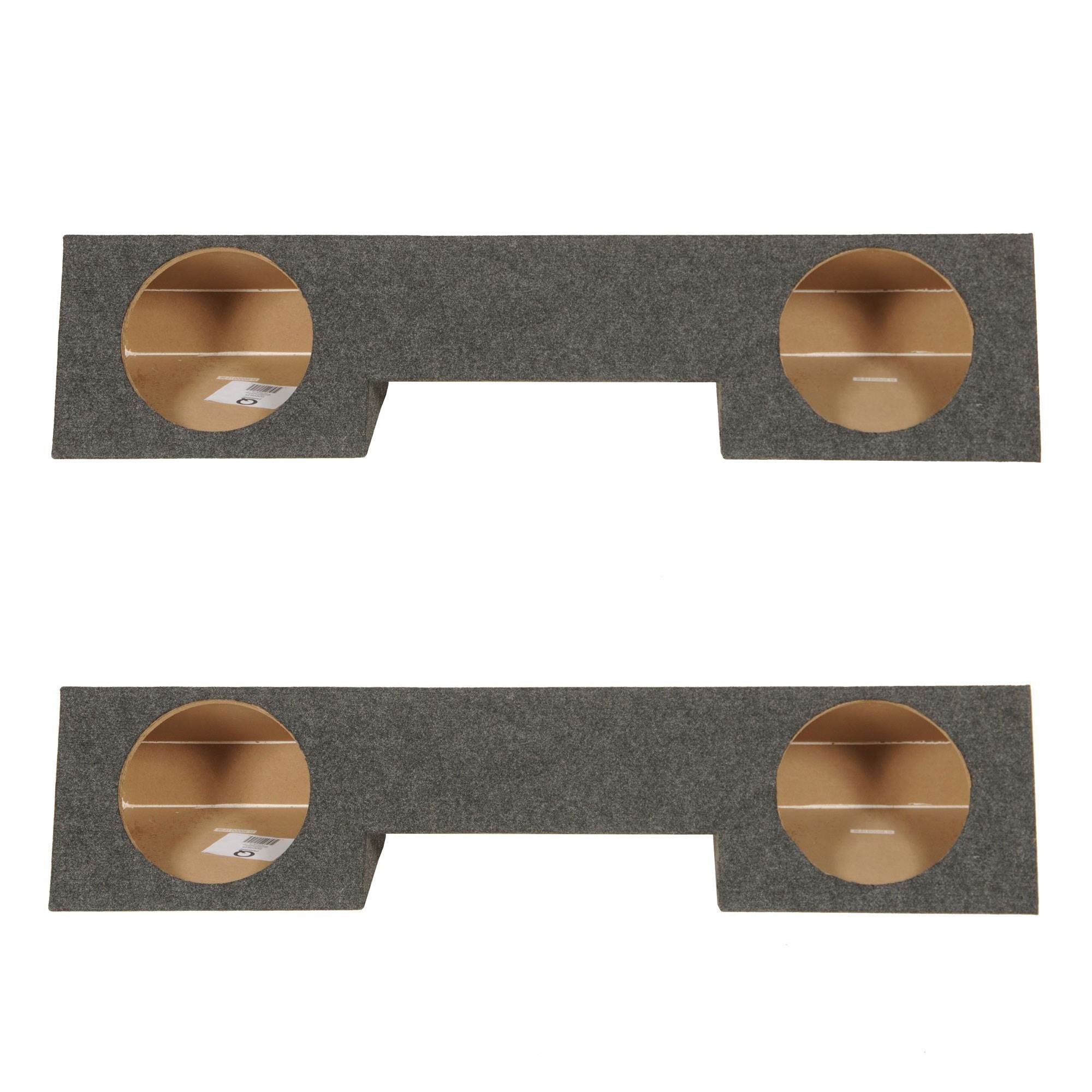 Q Power Dodge Ram X Cab 1996-2001 Dual 10" Forward Firing Subwoofer Box (2 Pack)