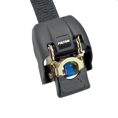 Fulton 2 x 43" Zinc Transom Retractable Ratchet Boat Tie Down Straps (6 Straps)