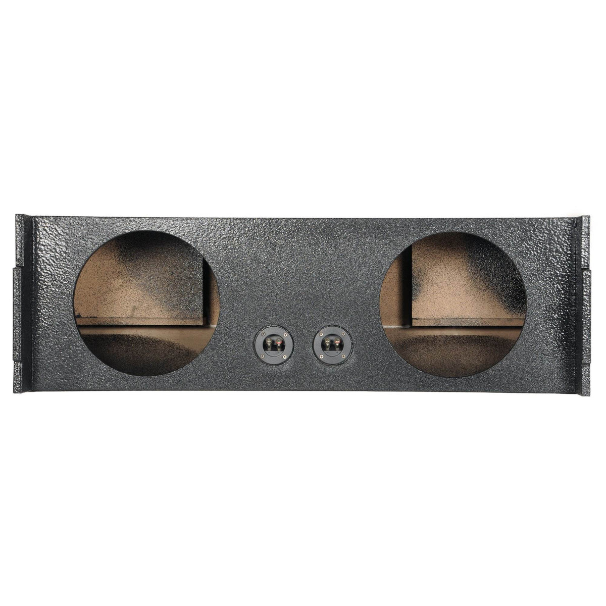Q Power 2 Hole 12 Inch Car Audio Vented Subwoofer Enclosure for SUV (2 Pack)