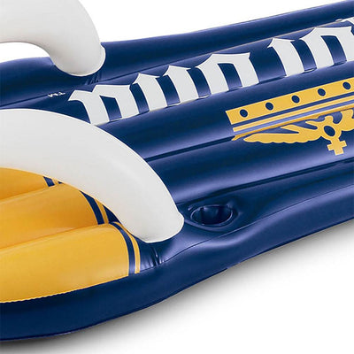 Corona Beer Inflatable Flip Flop Swimming Pool Floats with Cupholders (6 Pack)