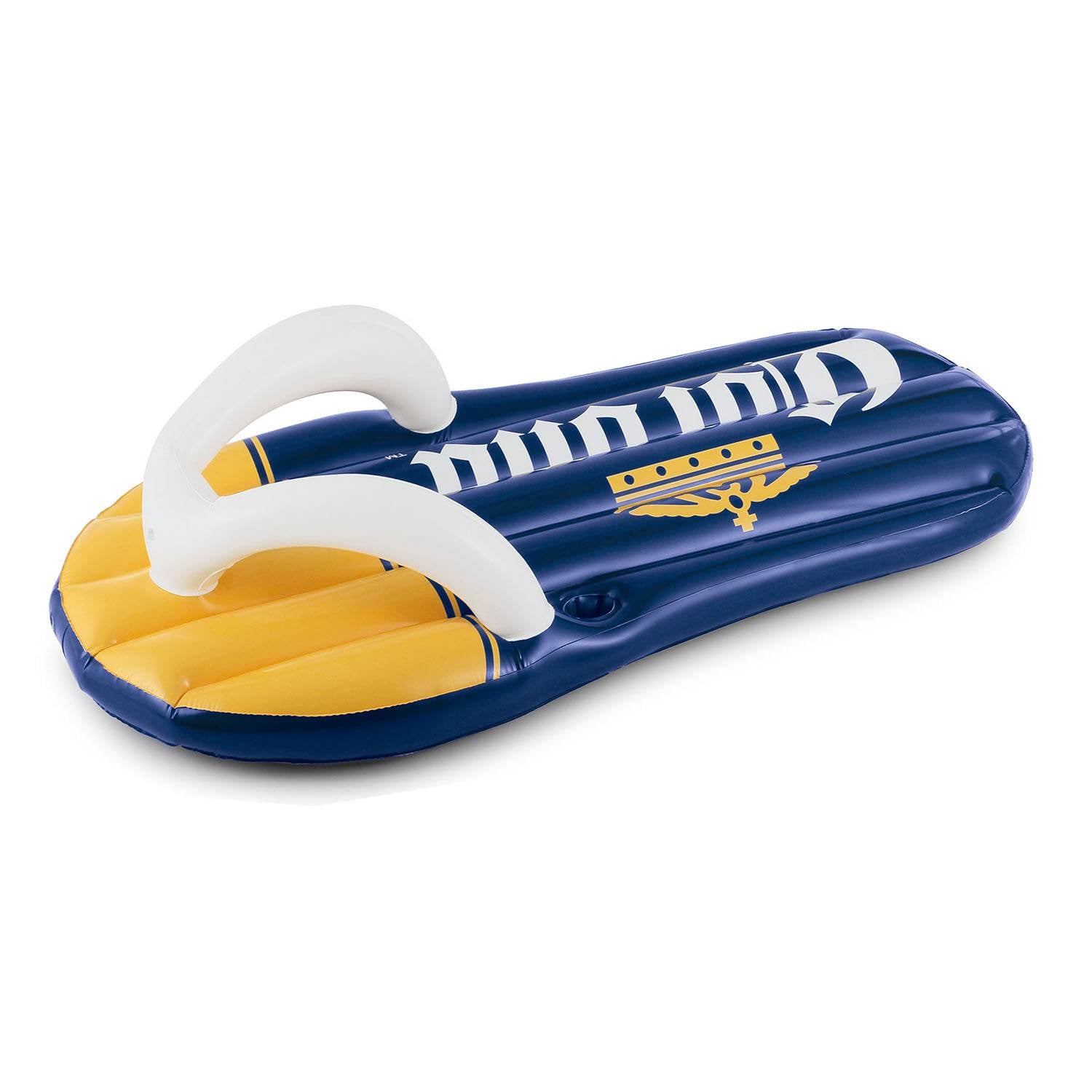 Corona Beer Inflatable Flip Flop Swimming Pool Floats with Cupholders (6 Pack)