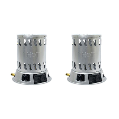 Mr. Heater 25000 BTU Convention Outdoor Propane Garage Space Heater (2 Pack) - VMInnovations