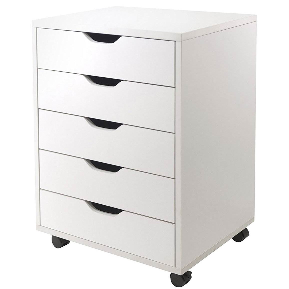 Winsome Halifax Durable Composite Wood Storage Cabinet, White (Used)