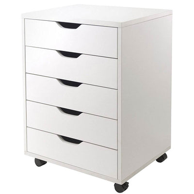 Winsome Halifax Durable Composite Wood Storage Cabinet, White (Used)