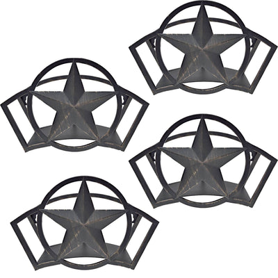 Liberty Garden Decorative Liberty Star Garden Hose Butler Wall Storage (4 Pack)