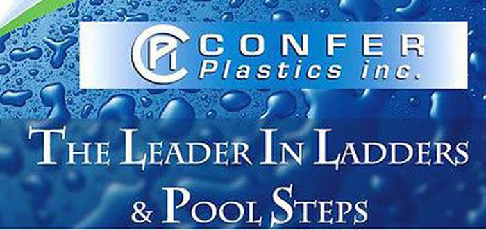 Confer Evolution A-Frame Above Ground Swimming Pool Ladder 48" to 54" (2 Pack)
