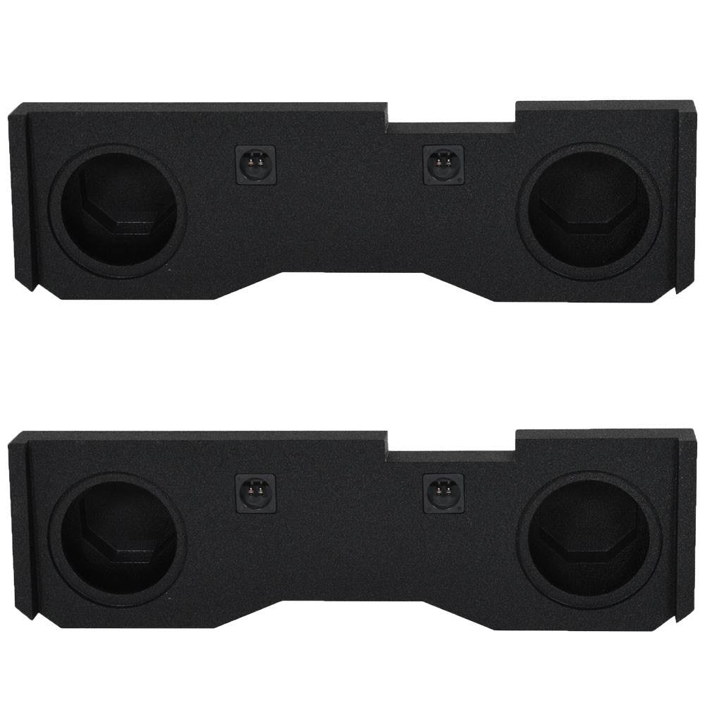 Q Power Dual 12" Q Bomb Subwoofer Box for GMC/Chevy 14-16 Cab Trucks (2 Pack) - VMInnovations