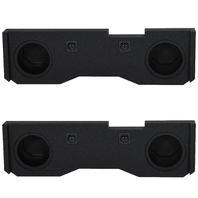 Q Power Dual 12" Q Bomb Subwoofer Box for GMC/Chevy 14-16 Cab Trucks (2 Pack) - VMInnovations