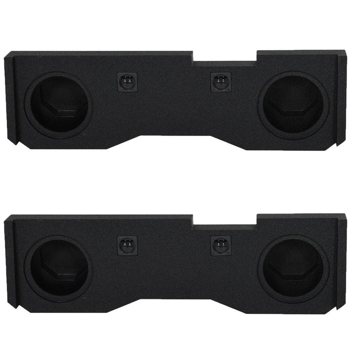 Q Power Dual 12" Q Bomb Subwoofer Box for GMC/Chevy 14-16 Cab Trucks (2 Pack)