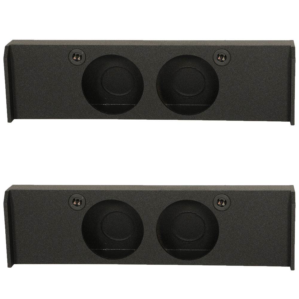 Q Power 12" 2 Hole 2009-2016 F150 Super Crew Subwoofer Box Enclosure (2 Pack)