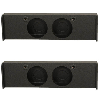 Q Power 12" 2 Hole 2009-2016 F150 Super Crew Subwoofer Box Enclosure (2 Pack)