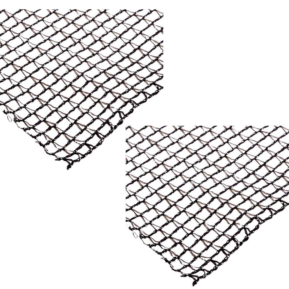 DeWitt Deluxe 20 x 30 Foot Heavy Duty Fish Pond Netting Cover, Black (2 Pack)