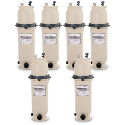 Pentair Clean & Clear 200 GPM 200 Sq. Ft. Tank Cartridge Pool Filter (6 Pack)