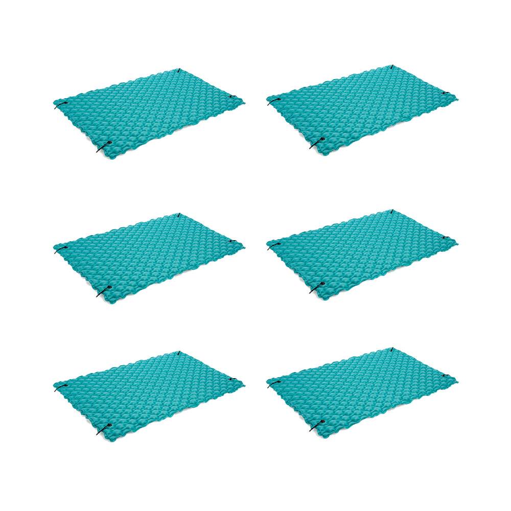 Intex Giant Inflatable Floating Swimming Pool Lake Mat Platform Pad (6 Pack)