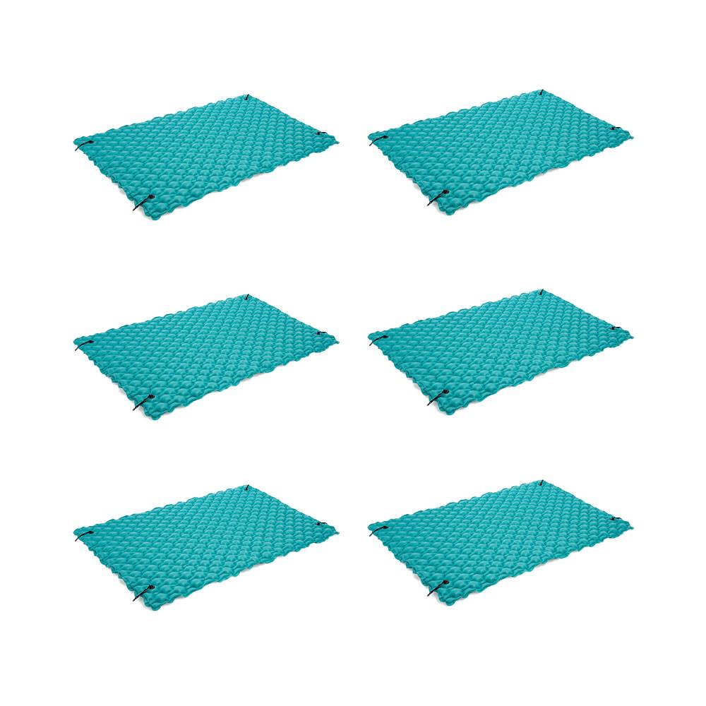 Intex Giant Inflatable Floating Swimming Pool Lake Mat Platform Pad (6 Pack) - VMInnovations
