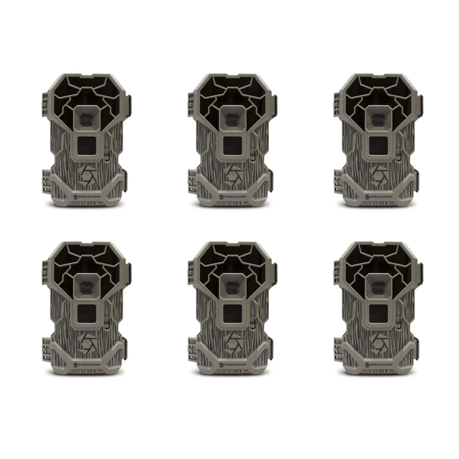 Stealth Cam PXP24NG 16MP Camouflage Scouting Hunting Game Trail Camera (6 Pack)