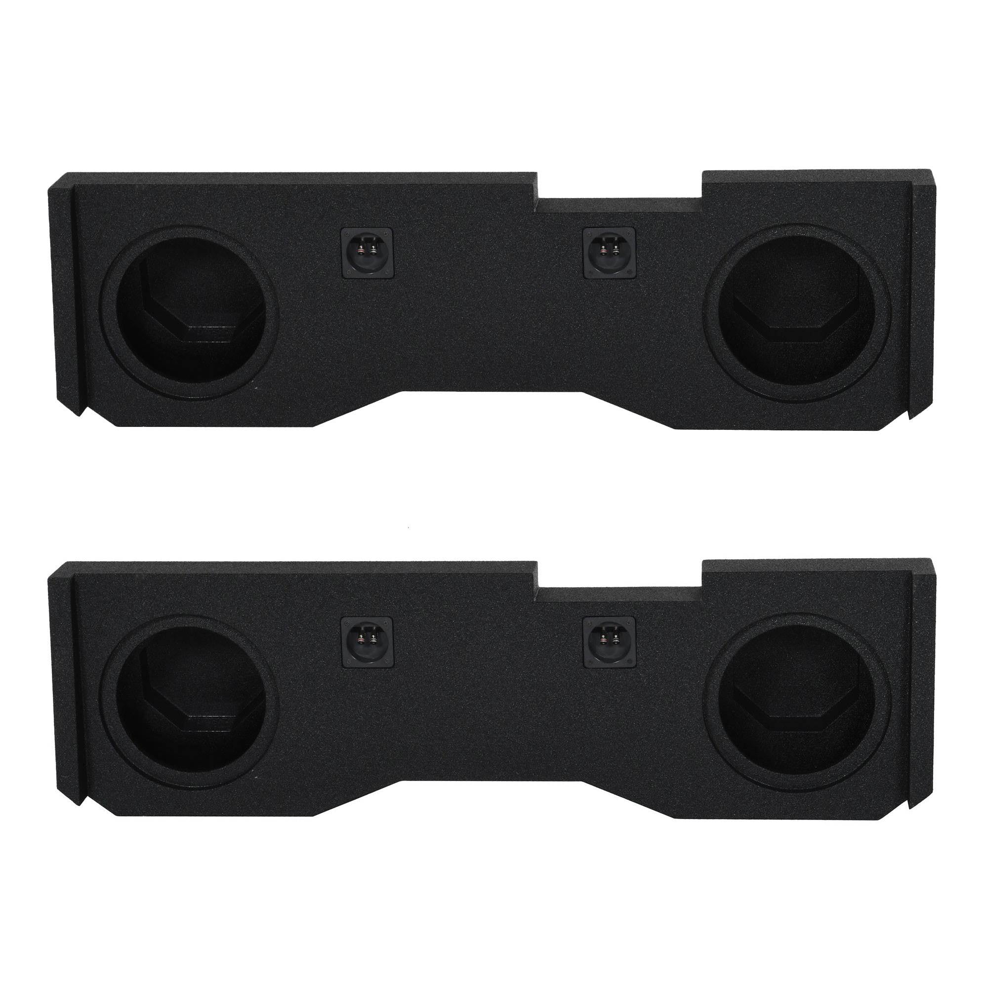 Q Power Dual 10" Q Bomb Subwoofer Box for GMC/Chevy Crew Cab Trucks (2 Pack)