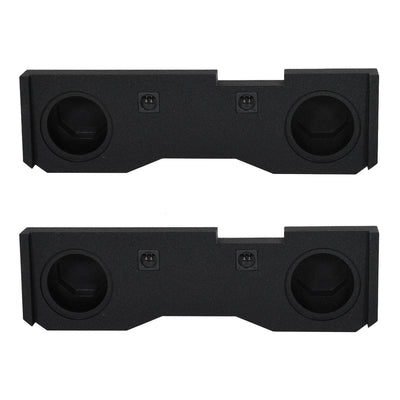 Q Power Dual 10" Q Bomb Subwoofer Box for GMC/Chevy Crew Cab Trucks (2 Pack)