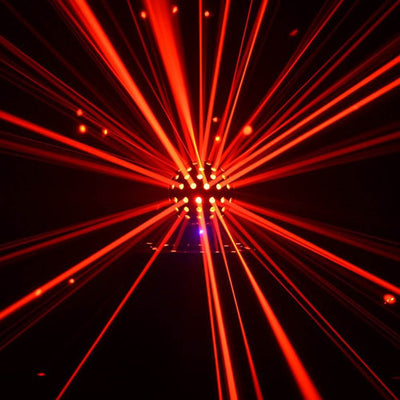 Chauvet DJ Rotosphere Q3 Rotating Mirror Ball LED Light Simulator (4 Pack) - VMInnovations