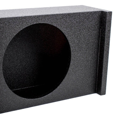 Q Power 2 Hole 10 Inch Vented Subwoofer Enclosure Sub Box for SUV (2 Pack)