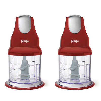 Ninja NJ100 Express Chop Pulse Chopper (Certified Refurbished) (2 Pack)