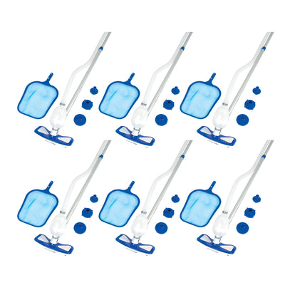 Bestway 58234 Above Ground Pool Cleaning & Maintenance Accessories Kit (6 Pack)