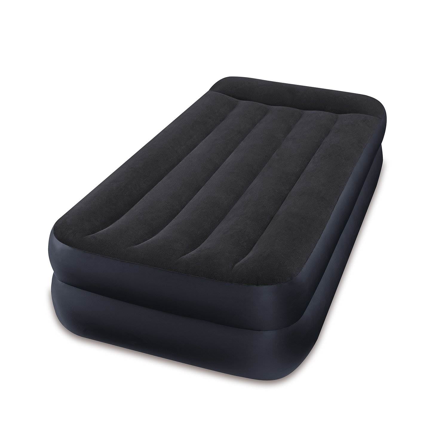 Intex Dura-Beam Pillow Rest Air Mattress Bed w/ Built-In Pump, Twin (3 Pack)