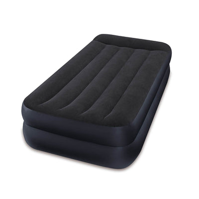 Intex Dura-Beam Pillow Rest Air Mattress Bed w/ Built-In Pump, Twin (3 Pack)