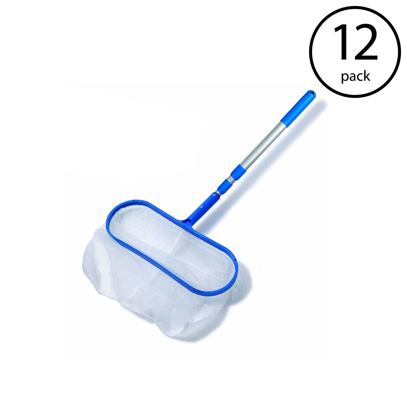 Hydrotools Promotional 4 foot Telescopic Pole Debris Spa Pool Rake  (12 Pack) - VMInnovations