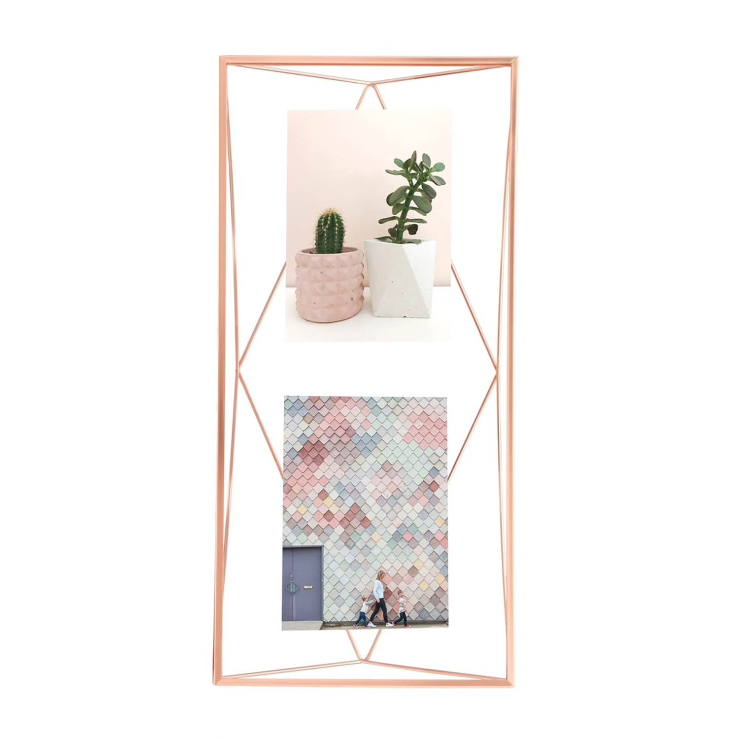 Umbra Multi 5 x 7 Inch Geometric Metal Wire Prisma Photo Picture Display Frame