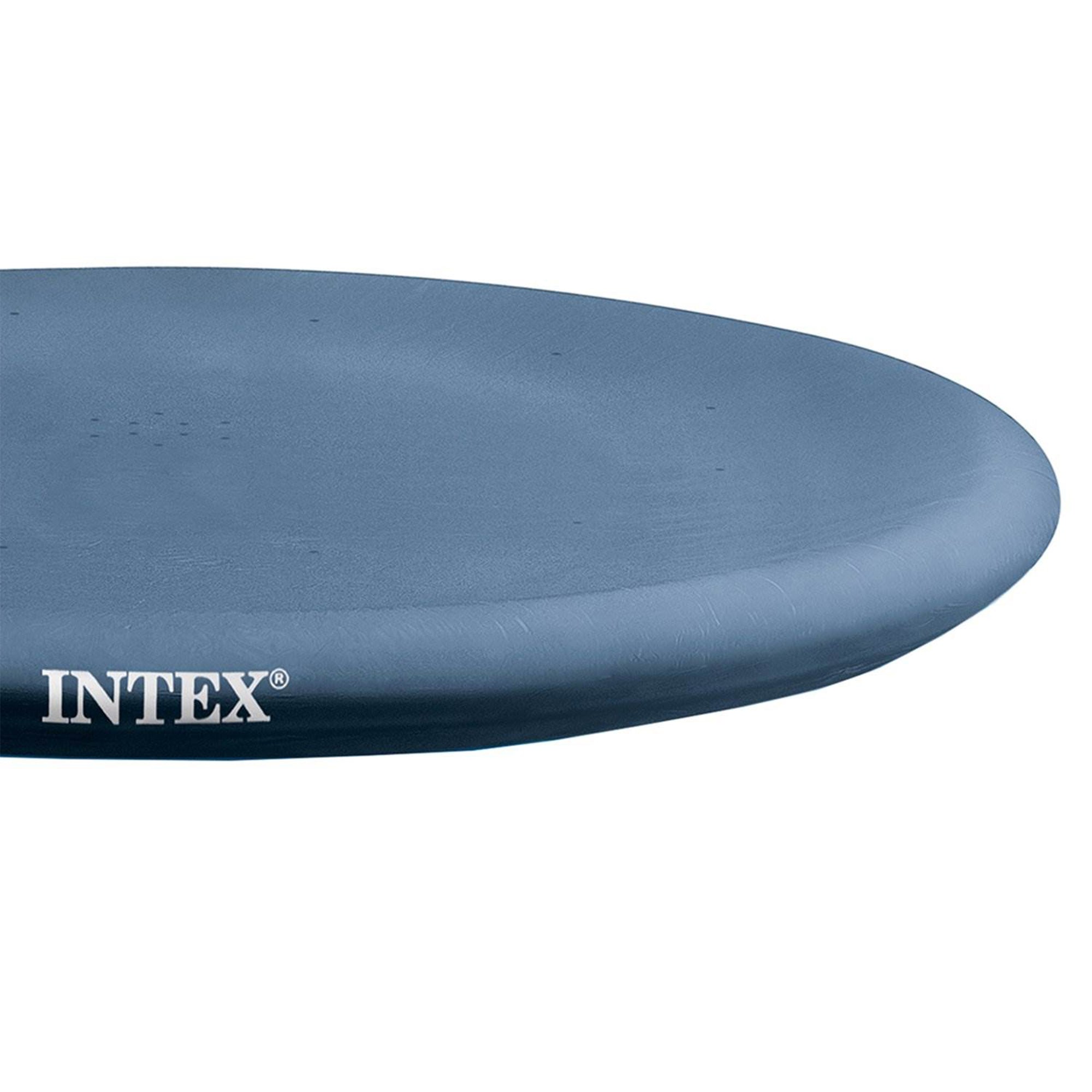 Intex Easy Set Inflatable Pool, Filter & Pump and Easy Set Pool Cover (Open Box)