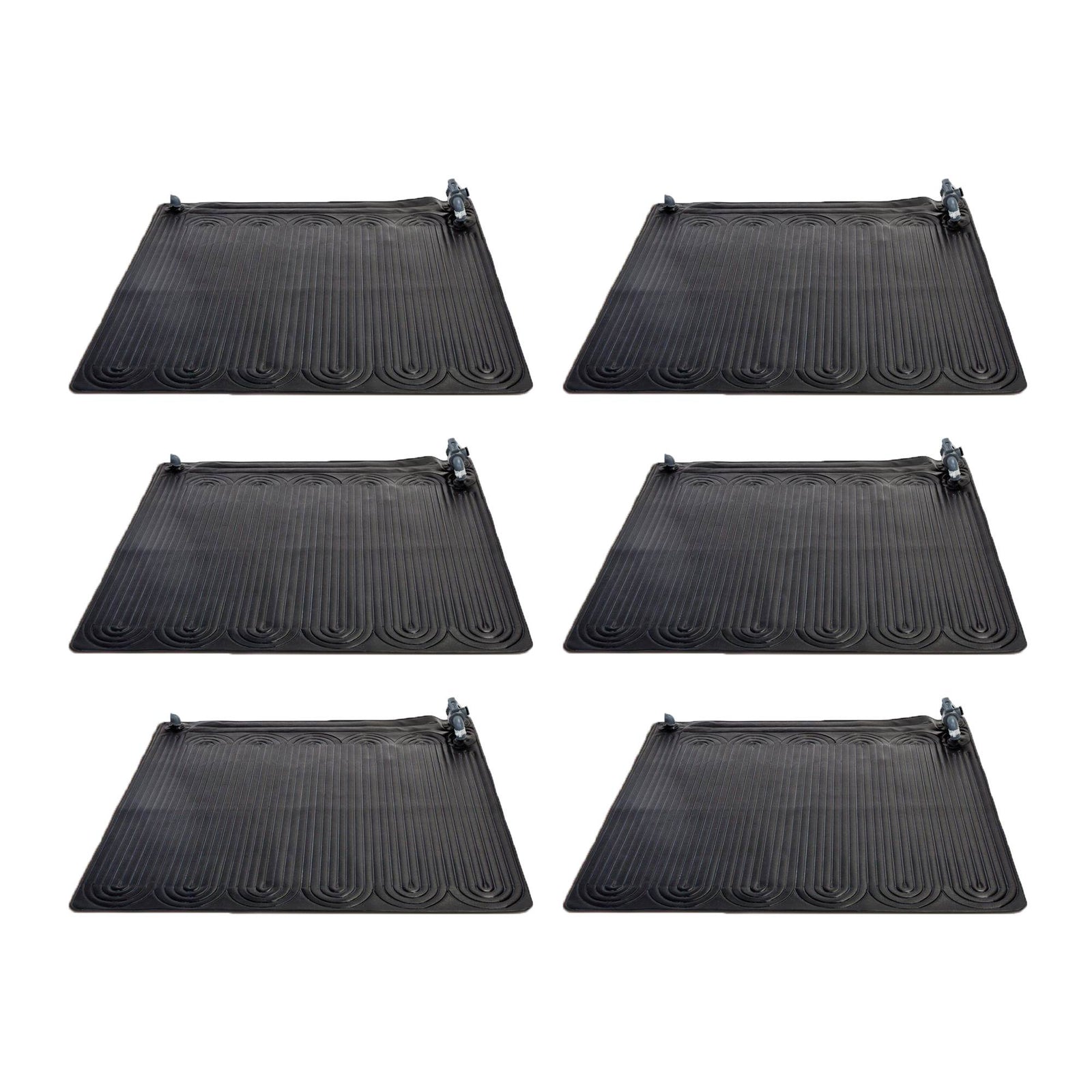 Intex 28685E Above Ground Swimming Pool Water Heater Solar Mat, Black (6 Pack) - VMInnovations