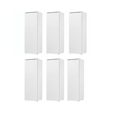 Danby 7.1 Cubic Feet Compact Large Upright Freezer Storage Chest, White (6 Pack)