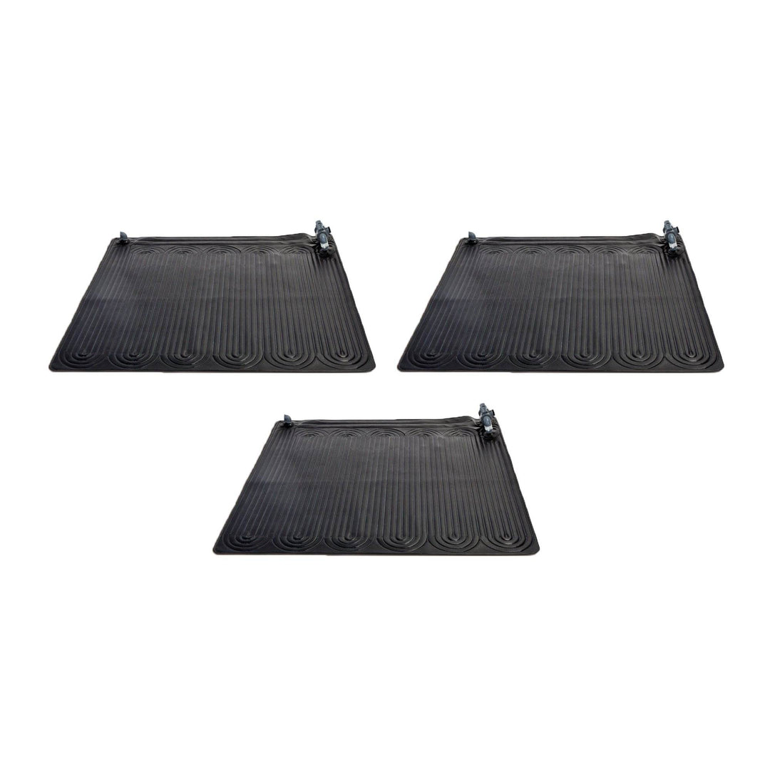 INTEX Solar Water Heater Mat for Above Ground Swimming Pool, Black (3 Pack)