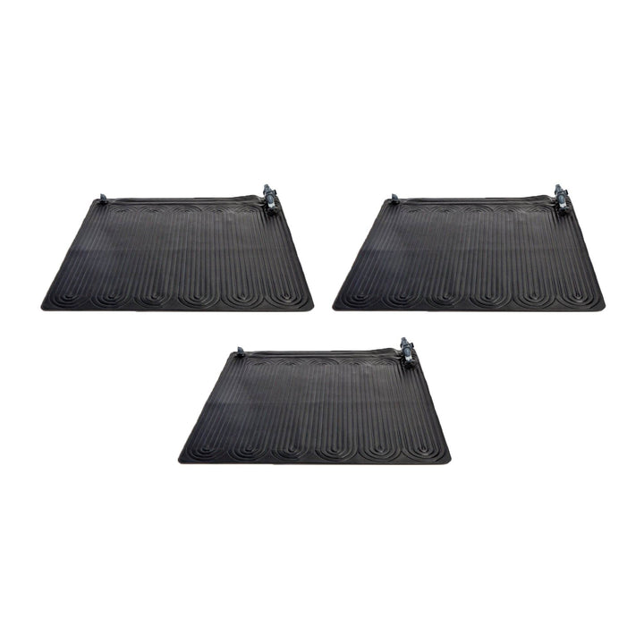 INTEX Solar Water Heater Mat for Above Ground Swimming Pool, Black (3 Pack)