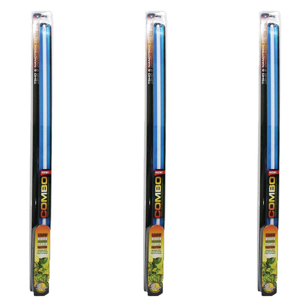 SunBlaster 54W 6400K 4' Grow Light Ballast with NanoTech Reflector, 3 Pack - VMInnovations