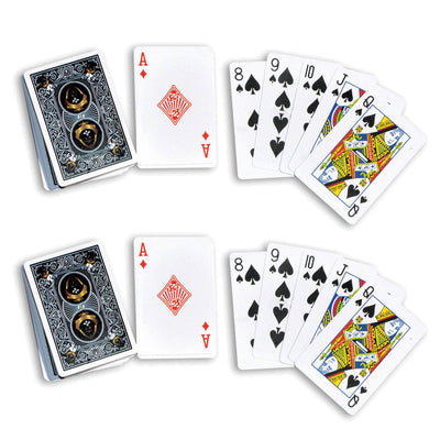 Swimline Swimming Pool Hot Tub Waterproof Plastic Deck of Playing Cards (2 Pack)