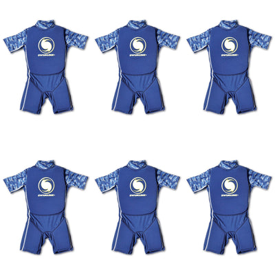 Swimline Lycra Boys Floating Swim Trainer Wet Suit Life Vest, Medium (6 Pack)