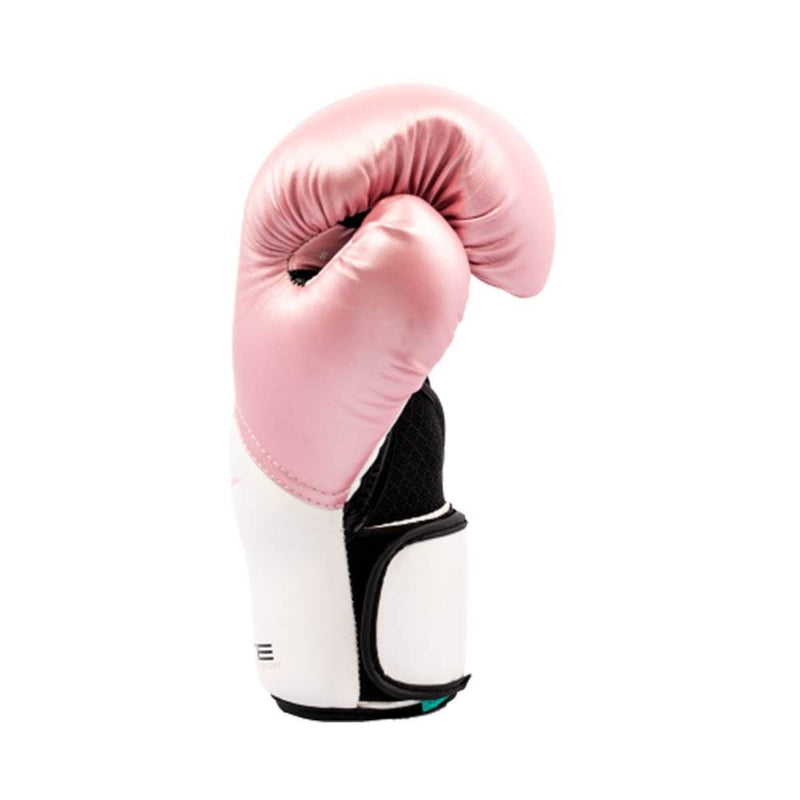 Everlast Pink Elite Boxing Gloves 8 Ounce & White 120-Inch Hand Wraps