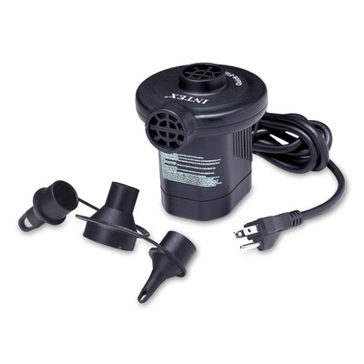 Intex Inflatable Kids Swimming Pool/Quick Fill Electric Air Pump with 3 Nozzles