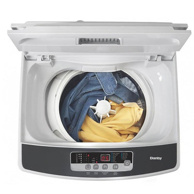 Danby 9.9 Pound Portable Compact Laundry Electric Washer Washing Machine, White