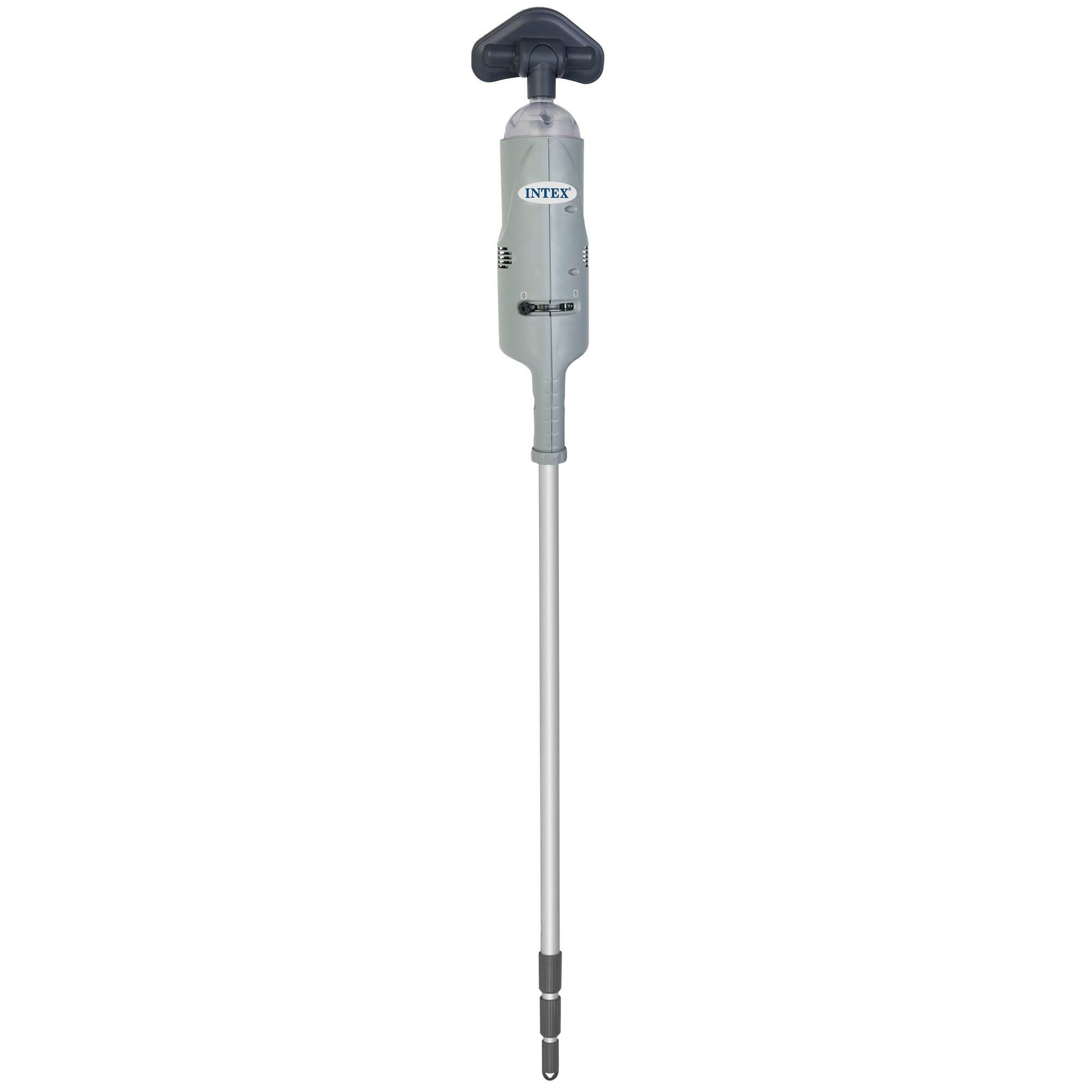 Intex Rechargeable Handheld Swimming Pool Vacuum and 15 Foot Vinyl Solar Cover