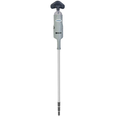 Intex Rechargeable Handheld Swimming Pool Vacuum and 15 Foot Vinyl Solar Cover