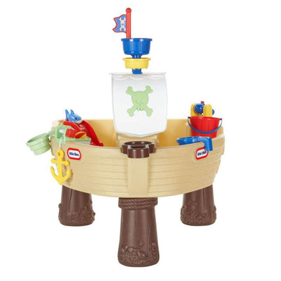 Little Tikes Anchors Away Pirate Ship Outdoor Play Water Table (2 Pack)