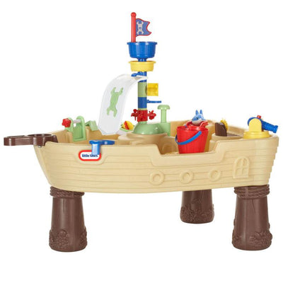 Little Tikes Anchors Away Pirate Ship Outdoor Play Water Table (2 Pack)