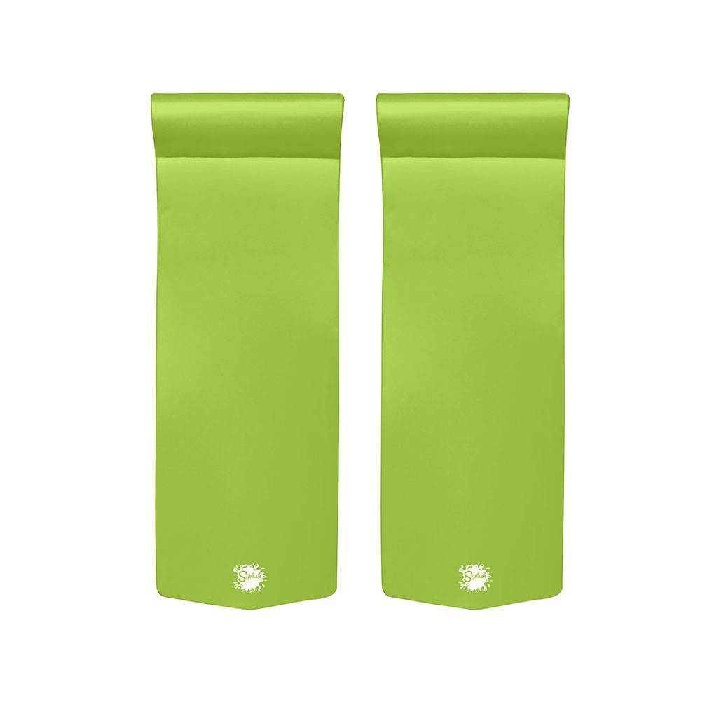 TRC Recreation Splash 70 Inch Foam Raft Lounger Pool Float, Green (2 Pack)