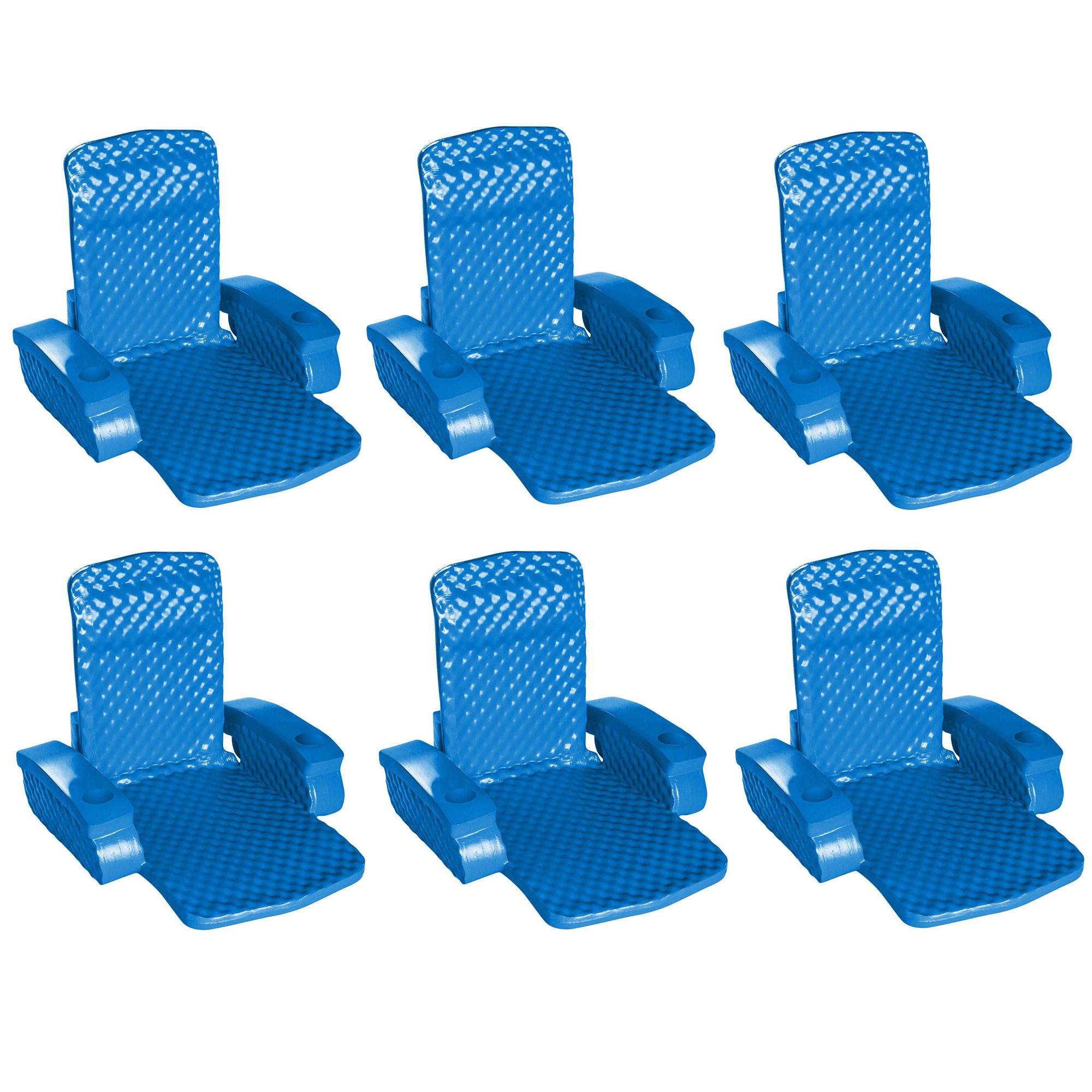 TRC Recreation Super Soft Swimming Pool Water Durable Foam Lounge Float (6 Pack)