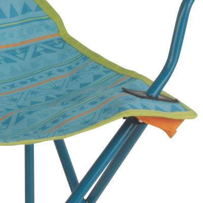 Coleman Kids Camping Quad Chair, Tribal Pink/Purple & Teal/Orange (2 Pack)